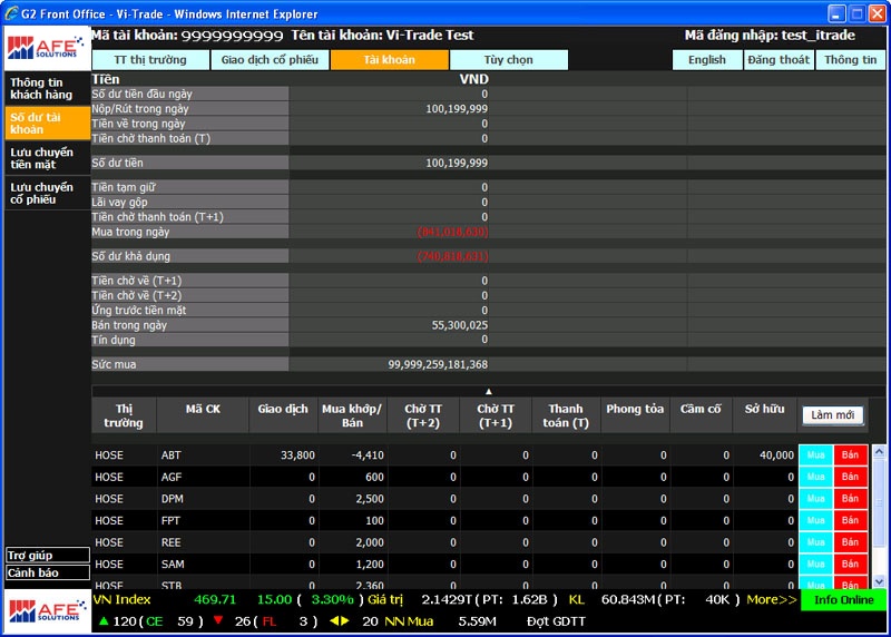 Account Balance